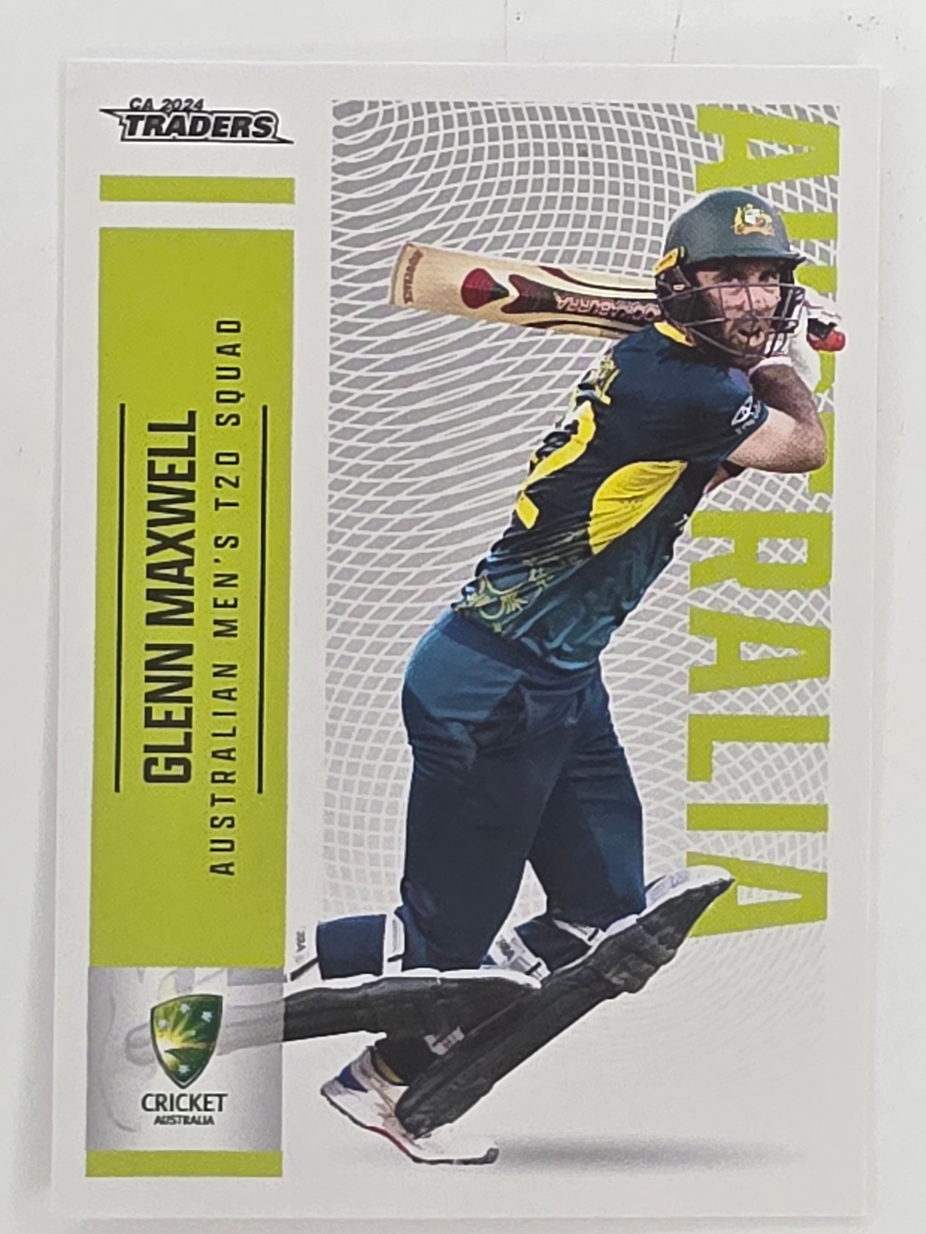 2024–25 Cricket Traders Base Card #024 Glenn Maxwell Australian Men's T20