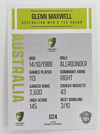 2024–25 Cricket Traders Base Card #024 Glenn Maxwell Australian Men's T20