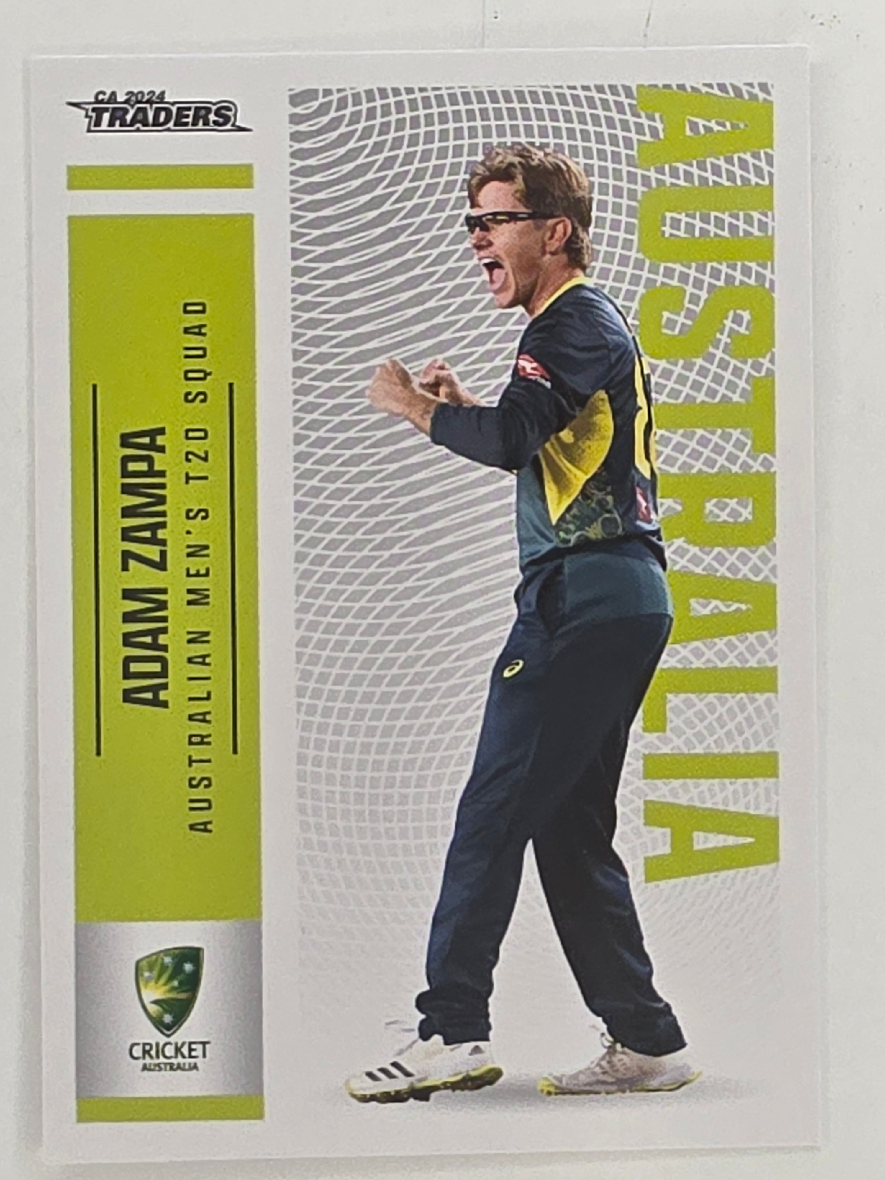 2024–25 Cricket Traders Base Card #027 Adam Zampa Australian Men's T20