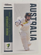 2024–25 Cricket Traders Base Card #032 Phoebe Litchfield Australian Women's Test WBBL