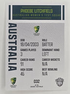 2024–25 Cricket Traders Base Card #032 Phoebe Litchfield Australian Women's Test WBBL