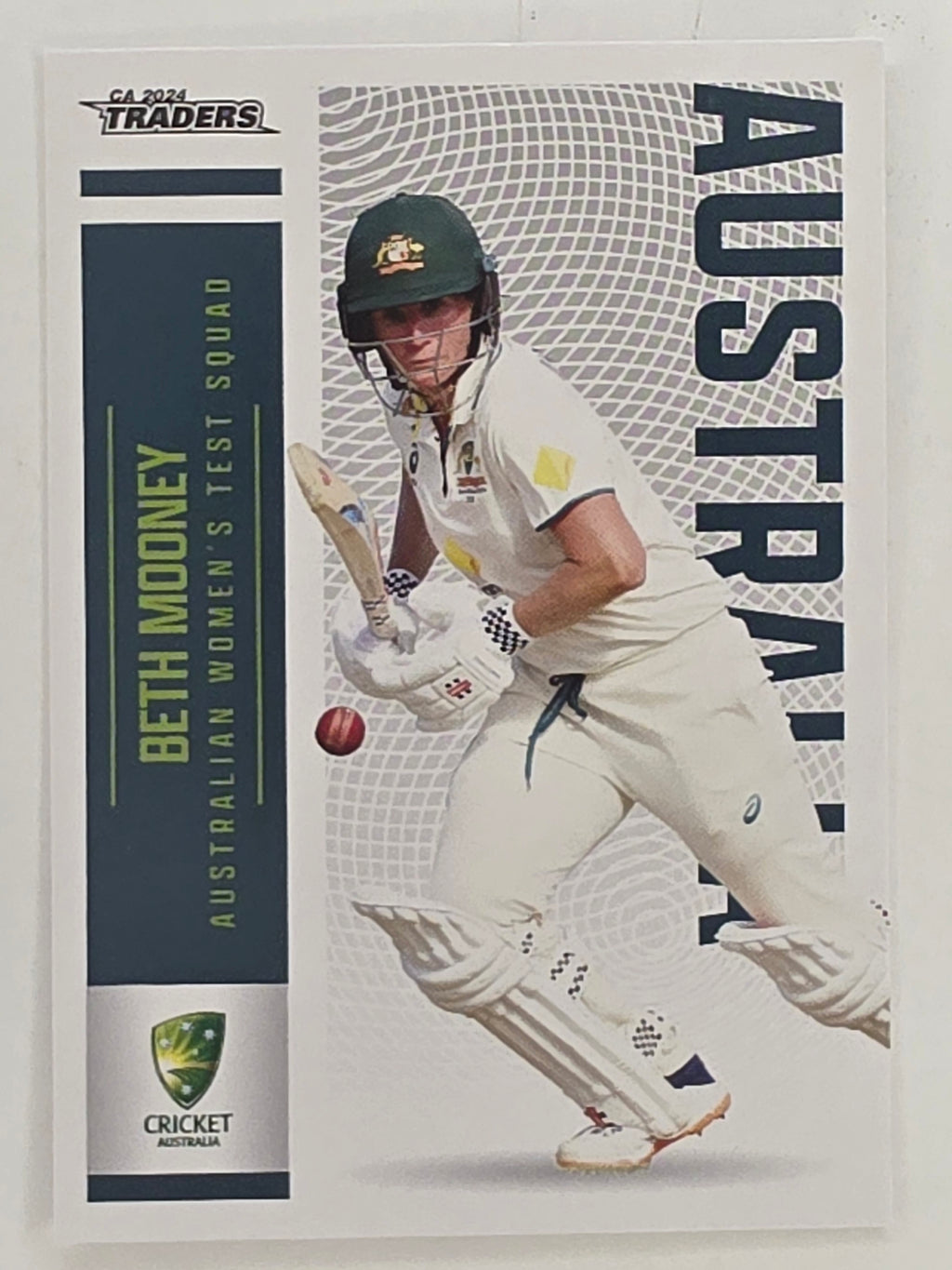 2024–25 Cricket Traders Base Card #034 Beth Mooney Australian Women's Test WBBL