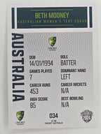 2024–25 Cricket Traders Base Card #034 Beth Mooney Australian Women's Test WBBL