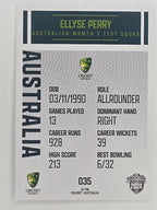 2024–25 Cricket Traders Base Card #035 Ellyse Perry Australian Women's Test WBBL