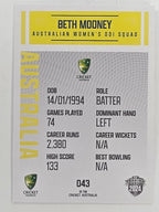 2024–25 Cricket Traders Base Card #043 Beth Mooney Australian Women's ODI WBBL