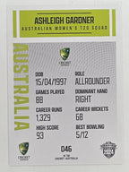 2024–25 Cricket Traders Base Card #046 Ashleigh Gardner Australian Women's T20 WBBL
