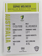 2024–25 Cricket Traders Base Card #050 Sophie Molineux Australian Women's T20 WBBL