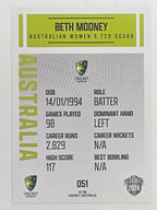 2024–25 Cricket Traders Base Card #051 Beth Mooney Australian Women's T20 WBBL