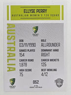 2024–25 Cricket Traders Base Card #052 Ellyse Perry Australian Women's T20 WBBL