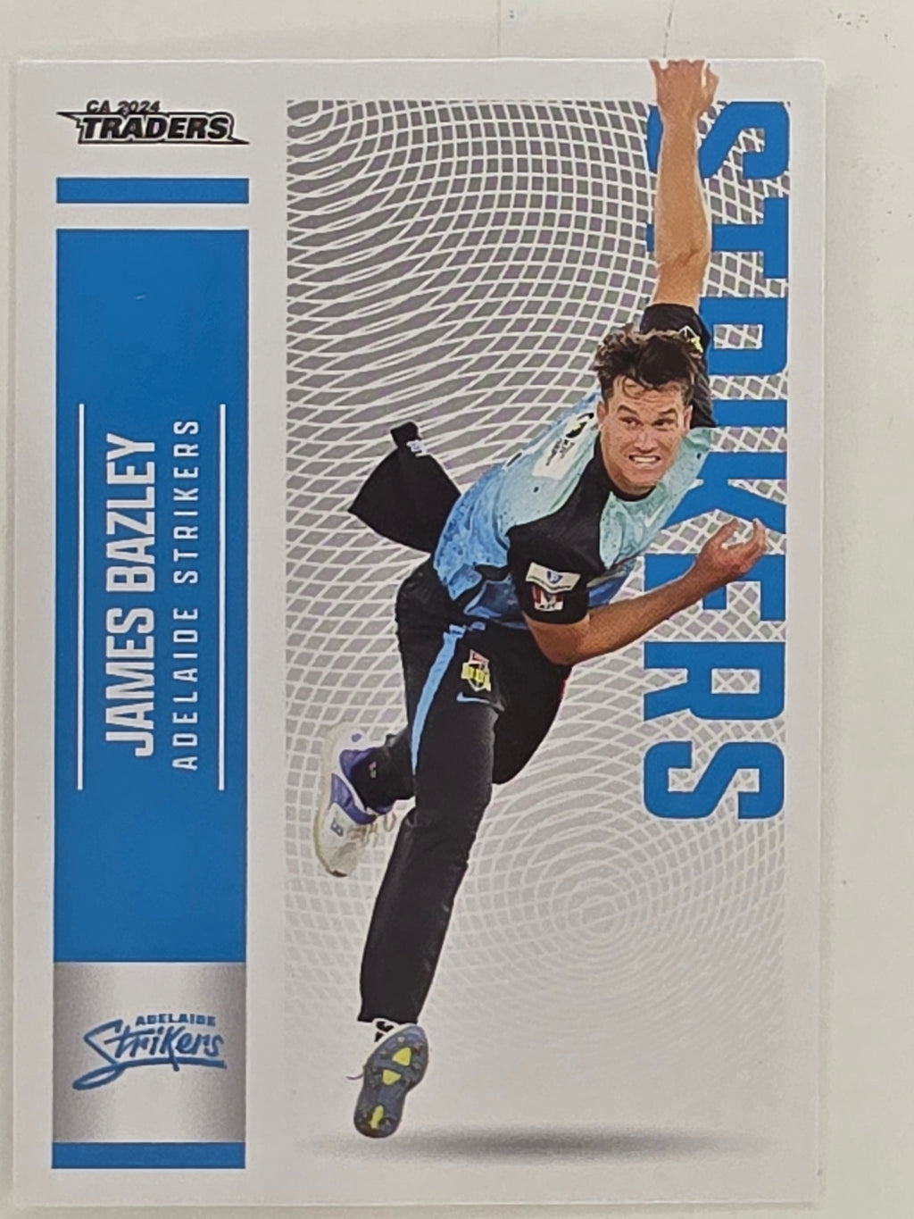 2024–25 Cricket Traders Base Card #055 James Bazley Adelaide Strikers