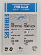 2024–25 Cricket Traders Base Card #055 James Bazley Adelaide Strikers
