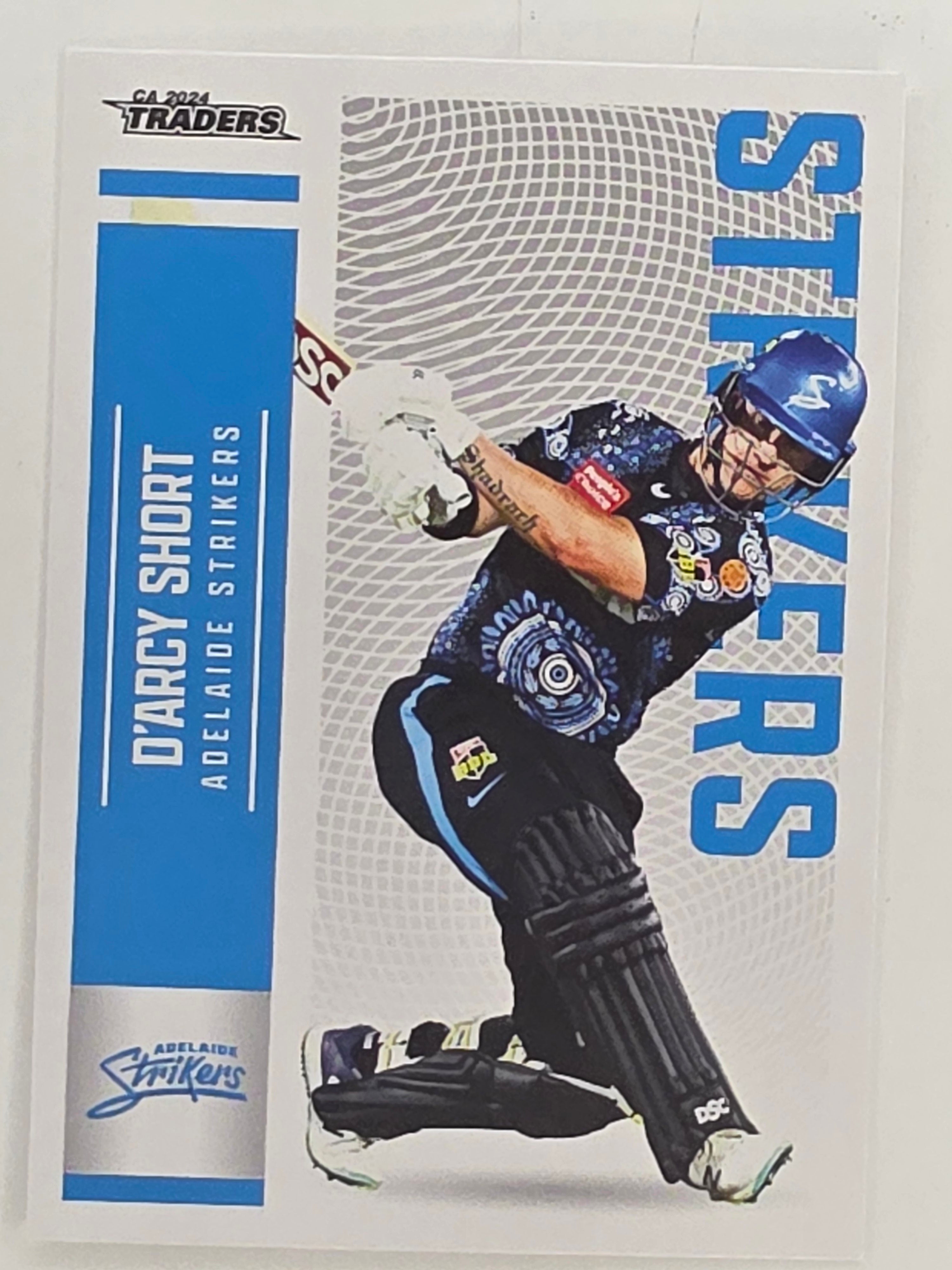 2024–25 Cricket Traders Base Card #060 D’Arcy Short Adelaide Strikers
