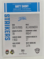 2024–25 Cricket Traders Base Card #061 Matt Short Adelaide Strikers