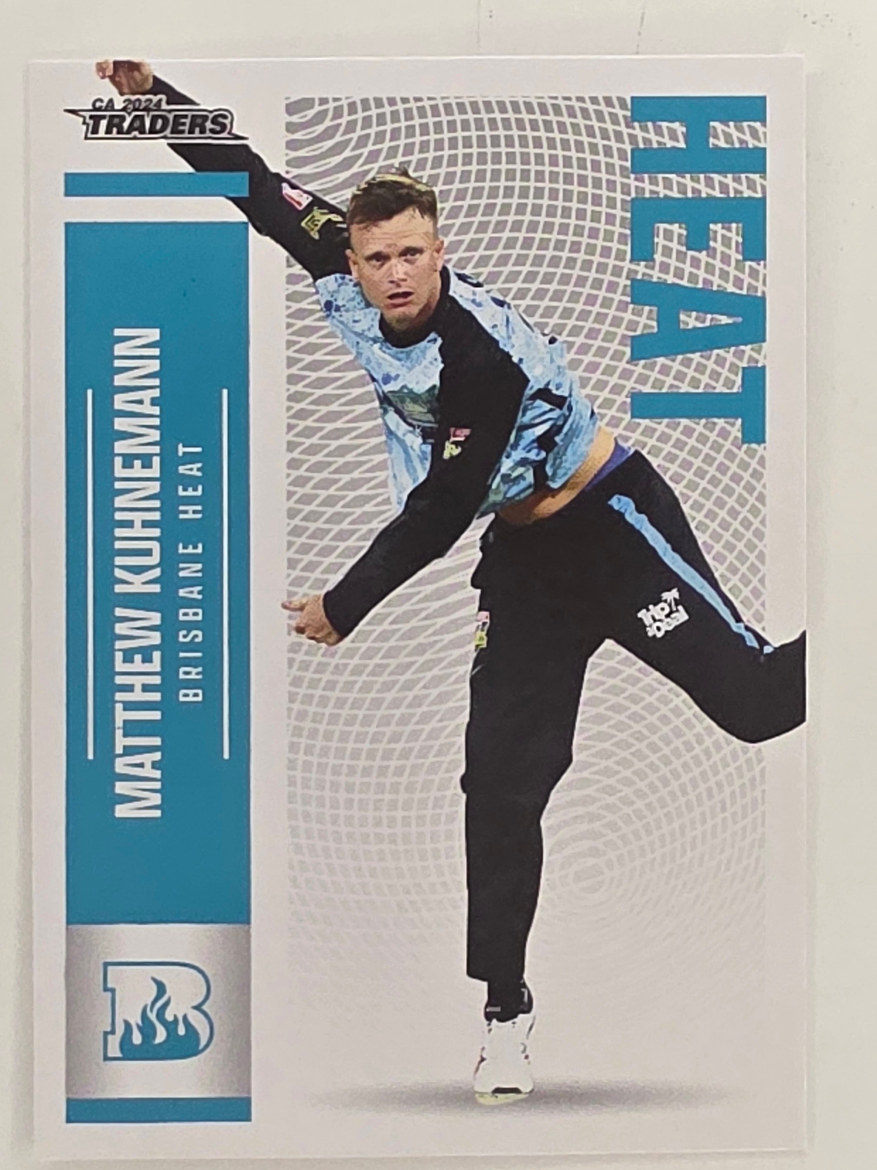 2024–25 Cricket Traders Base Card #070 Matthew Kuhnemann Brisbane Heat