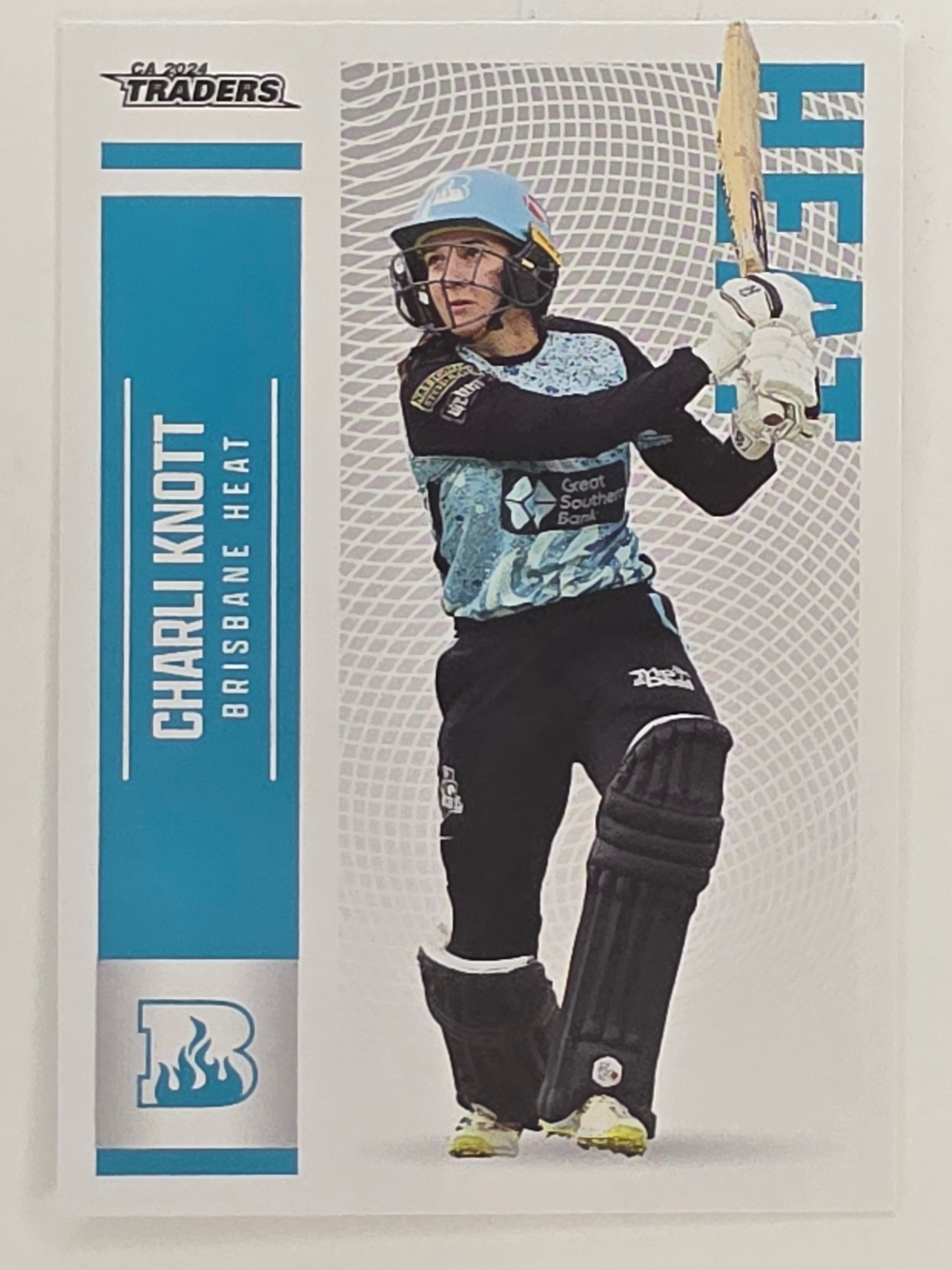 2024–25 Cricket Traders Base Card #078 Charli Knott Brisbane Heat WBBL