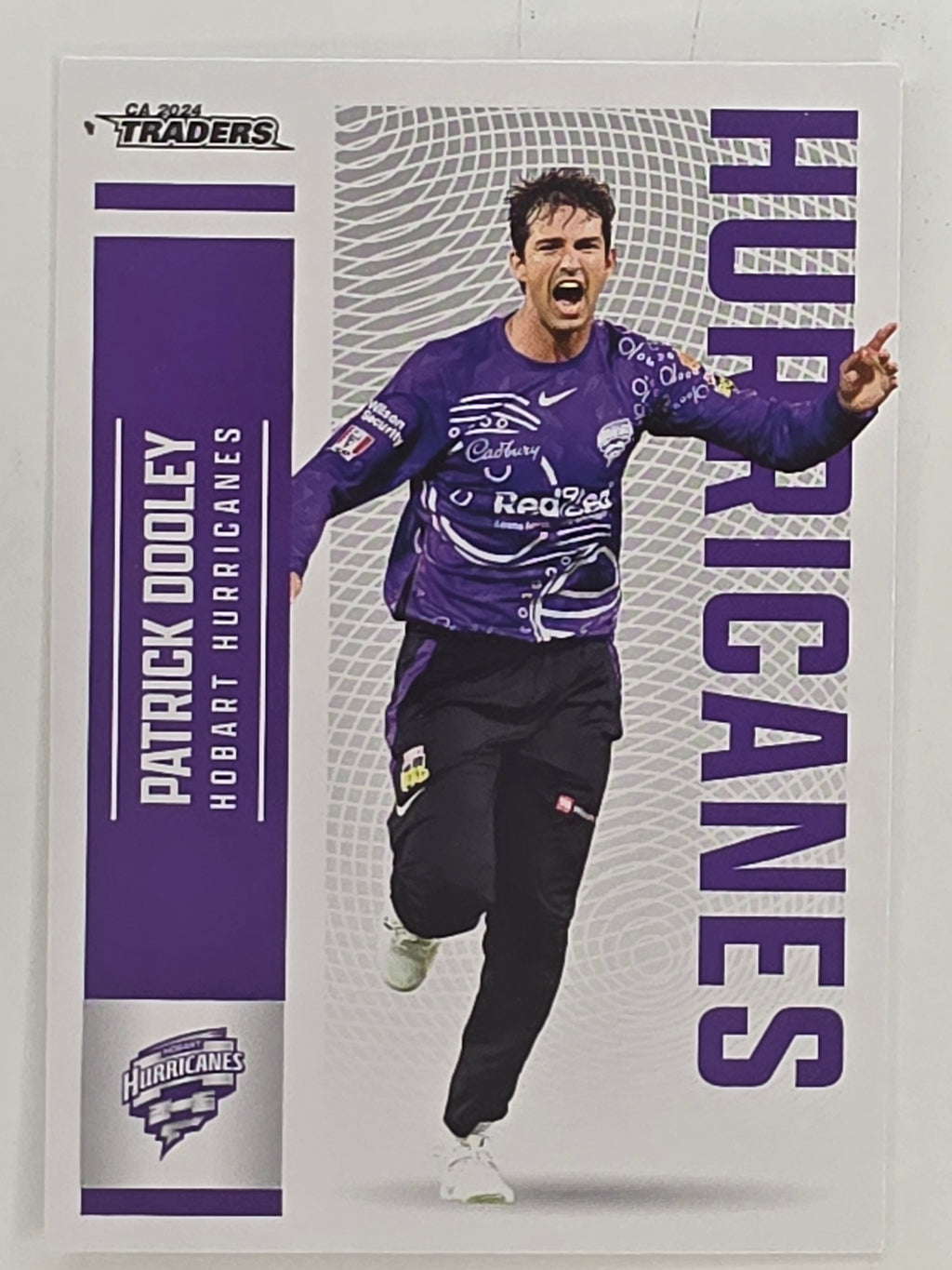 2024–25 Cricket Traders Base Card #080 Patrick Dooley Hobart Hurricanes