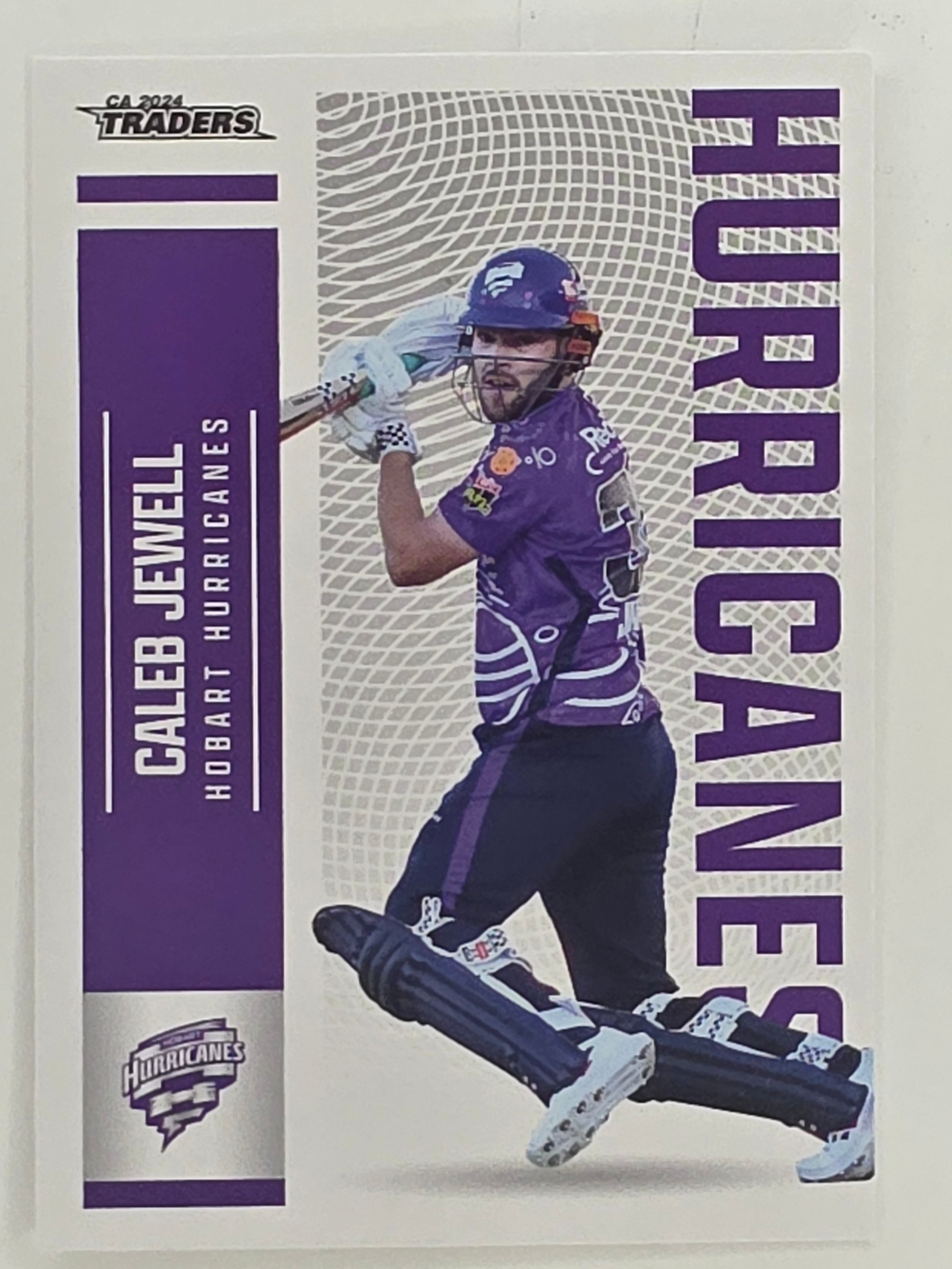 2024–25 Cricket Traders Base Card #083 Caleb Jewell Hobart Hurricanes