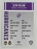 2024–25 Cricket Traders Base Card #090 Elyse Villani Hobart Hurricanes WBBL
