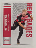 2024–25 Cricket Traders Base Card #096 Will Sutherland Melbourne Renegades