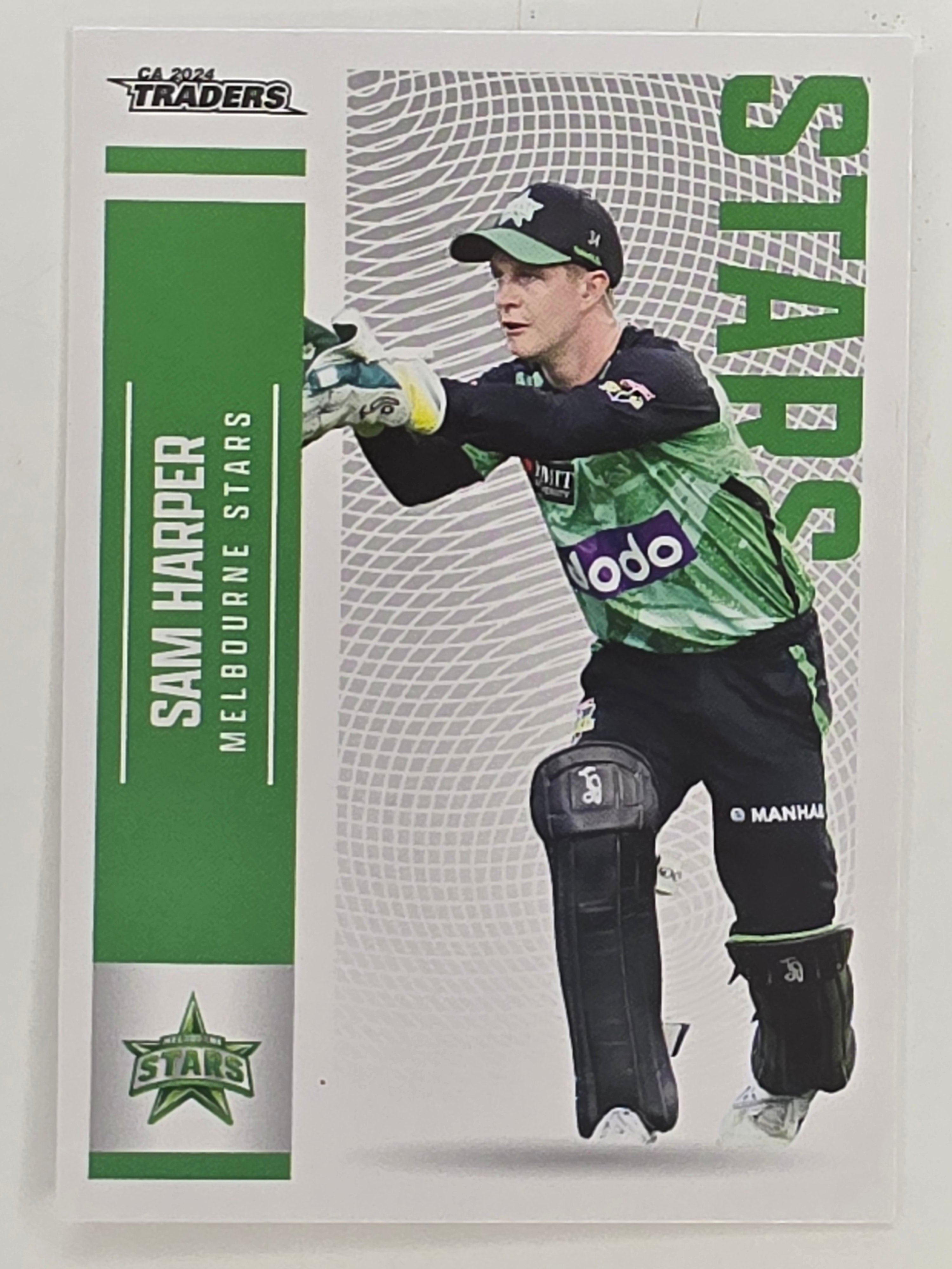 2024–25 Cricket Traders Base Card #105 Sam Harper Melbourne Stars
