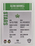 2024–25 Cricket Traders Base Card #106 Glenn Maxwell Melbourne Stars