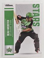 2024–25 Cricket Traders Base Card #110 Beau Webster Melbourne Stars