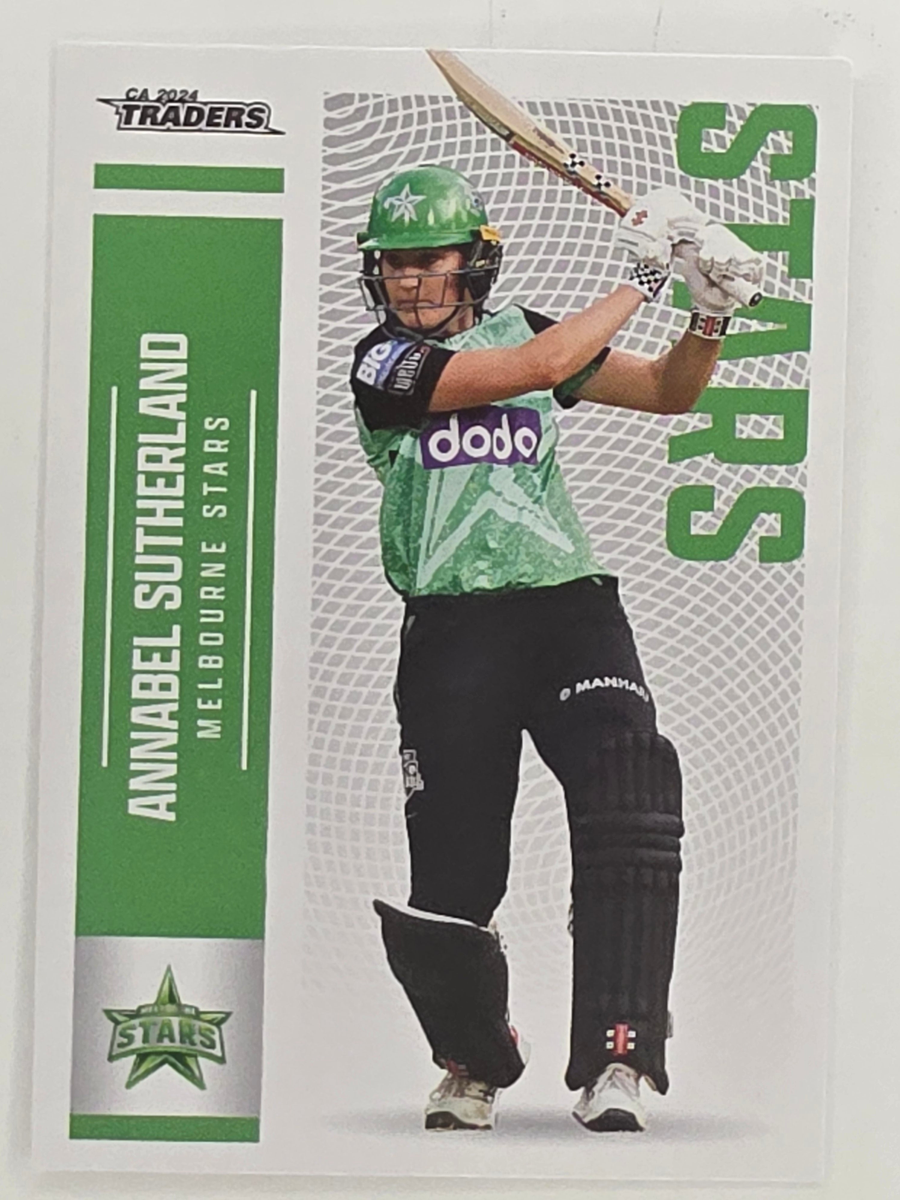 2024–25 Cricket Traders Base Card #114 Annabel Sutherland Melbourne Stars WBBL