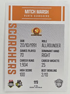 2024–25 Cricket Traders Base Card #119 Mitchell Marsh Perth Scorchers