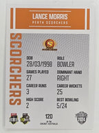2024–25 Cricket Traders Base Card #120 Lance Morris Perth Scorchers