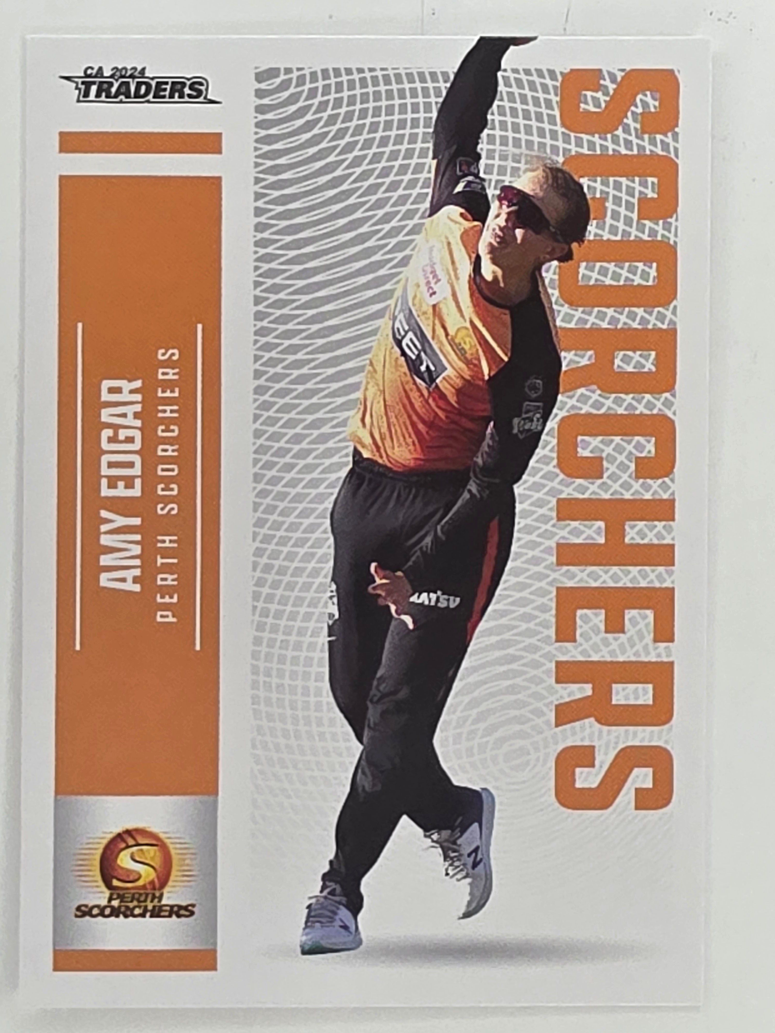 2024–25 Cricket Traders Base Card #124 Amy Edgar Perth Scorchers WBBL