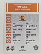 2024–25 Cricket Traders Base Card #124 Amy Edgar Perth Scorchers WBBL