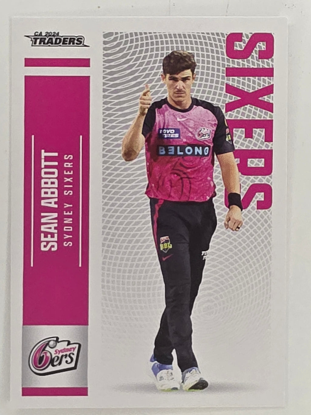 2024–25 Cricket Traders Base Card #127 Sean Abbott Sydney Sixers