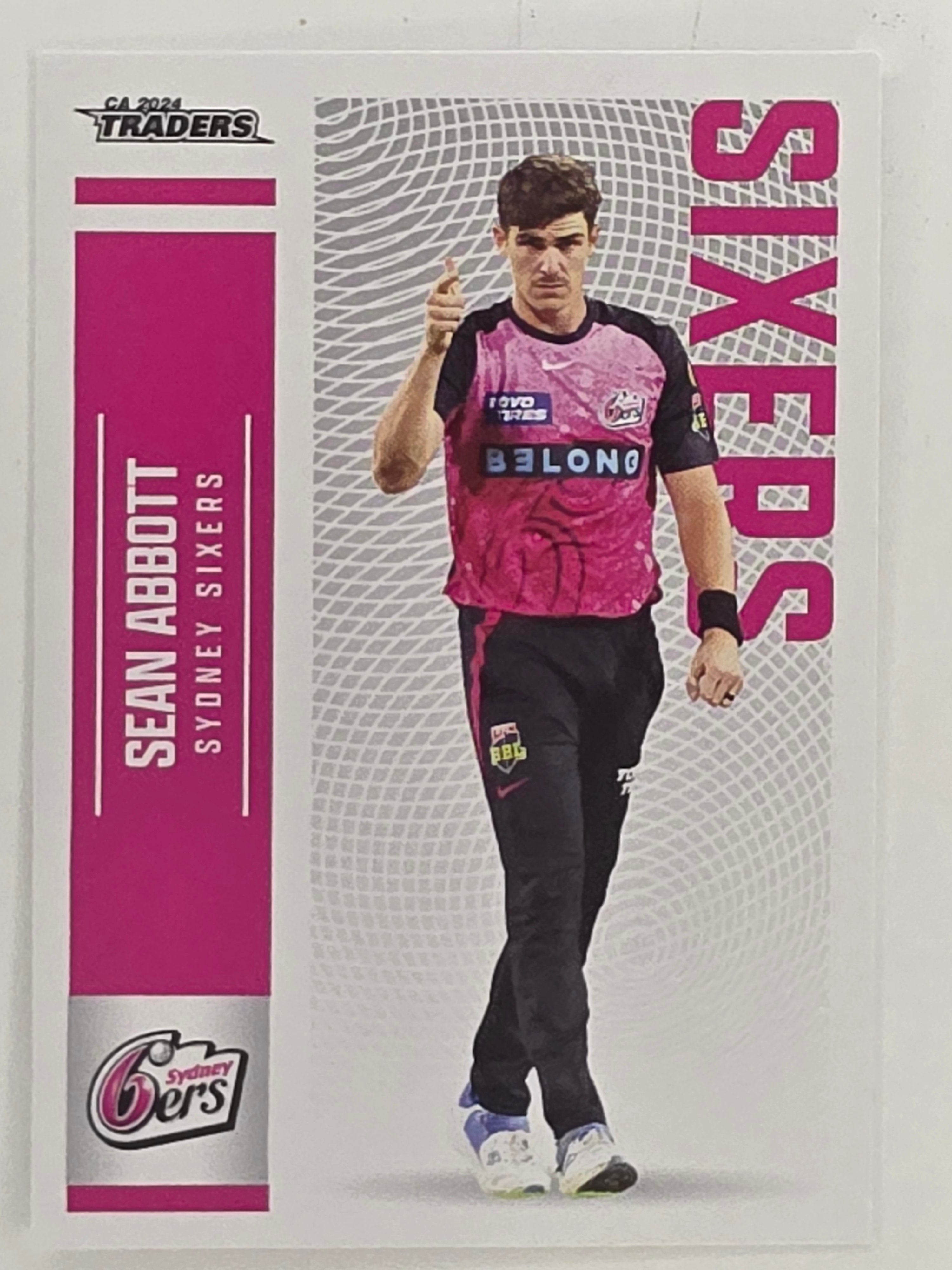 2024–25 Cricket Traders Base Card #127 Sean Abbott Sydney Sixers