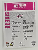 2024–25 Cricket Traders Base Card #127 Sean Abbott Sydney Sixers