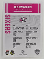 2024–25 Cricket Traders Base Card #128 Ben Dwarshuis Sydney Sixers