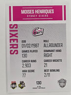2024–25 Cricket Traders Base Card #130 Moises Henriques Sydney Sixers