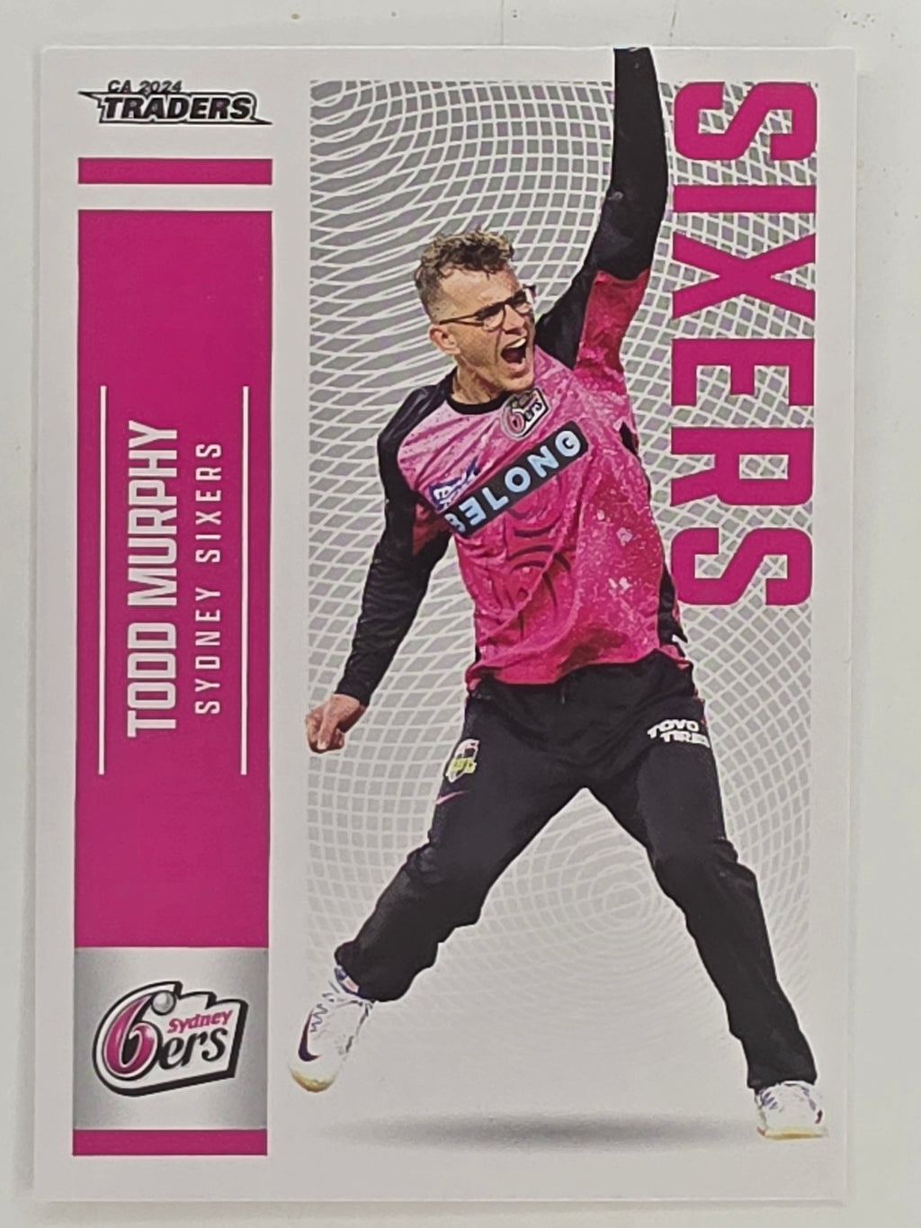 2024–25 Cricket Traders Base Card #132 Todd Murphy Sydney Sixers