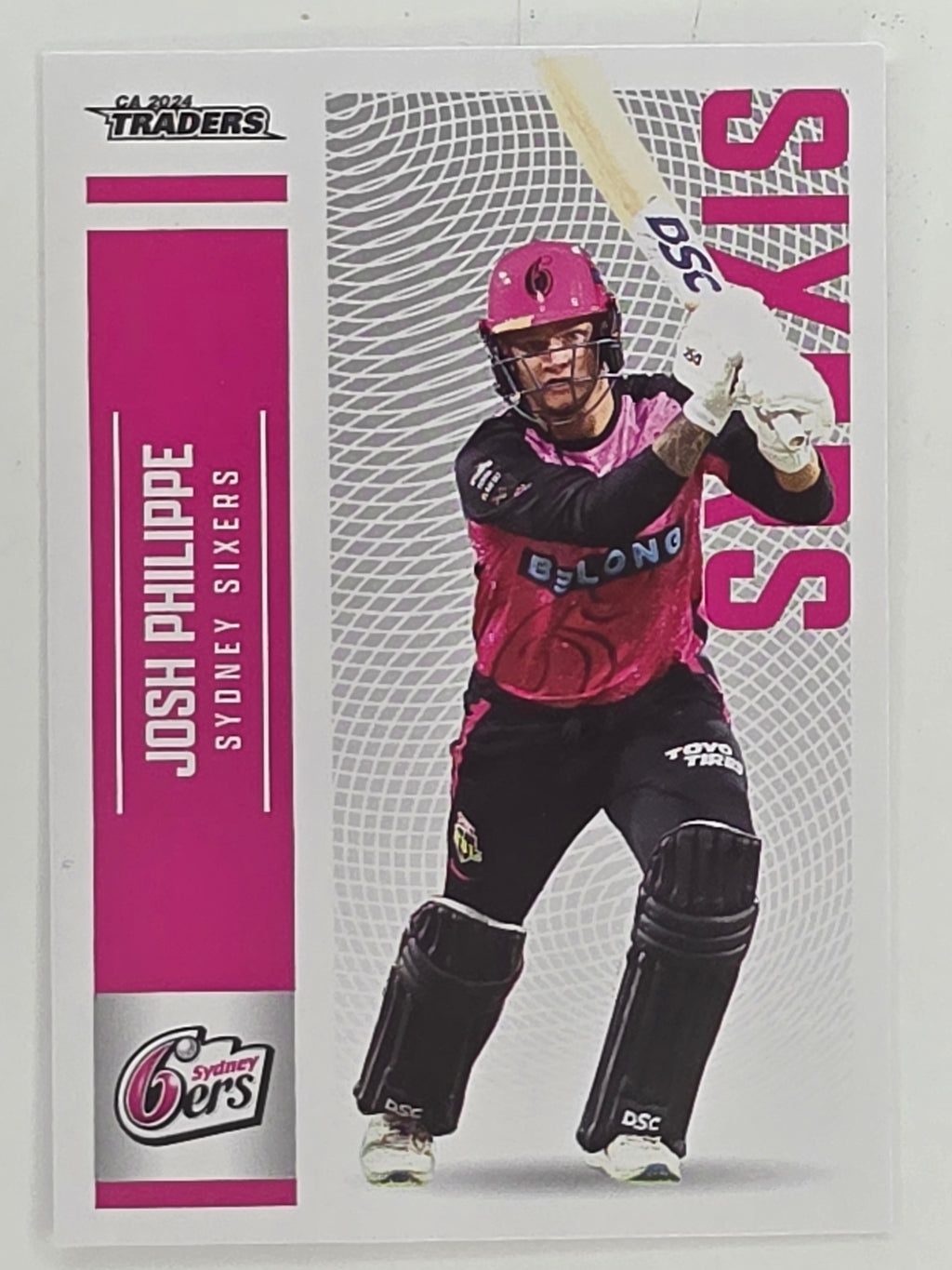 2024–25 Cricket Traders Base Card #133 Josh Philippe Sydney Sixers