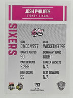 2024–25 Cricket Traders Base Card #133 Josh Philippe Sydney Sixers