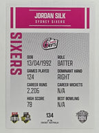 2024–25 Cricket Traders Base Card #134 Jordan Silk Sydney Sixers