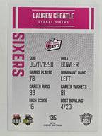 2024–25 Cricket Traders Base Card #135 Lauren Cheatle Sydney Sixers WBBL