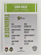 2024–25 Cricket Traders Base Card #142 Chris Green Sydney Thunder