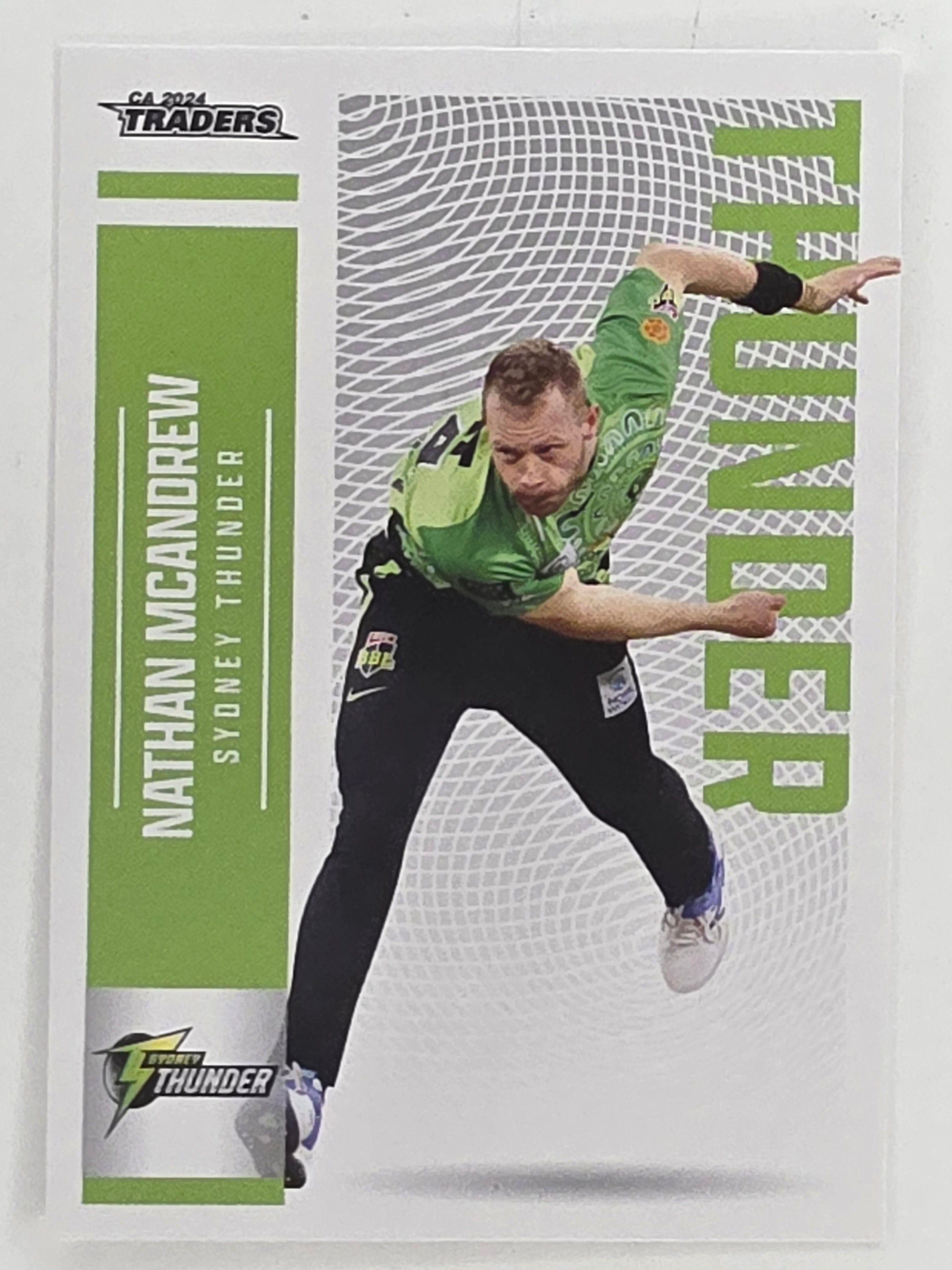 2024–25 Cricket Traders Base Card #144 Nathan McAndrew Sydney Thunder