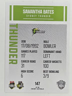 2024–25 Cricket Traders Base Card #147 Samantha Bates Sydney Thunder WBBL