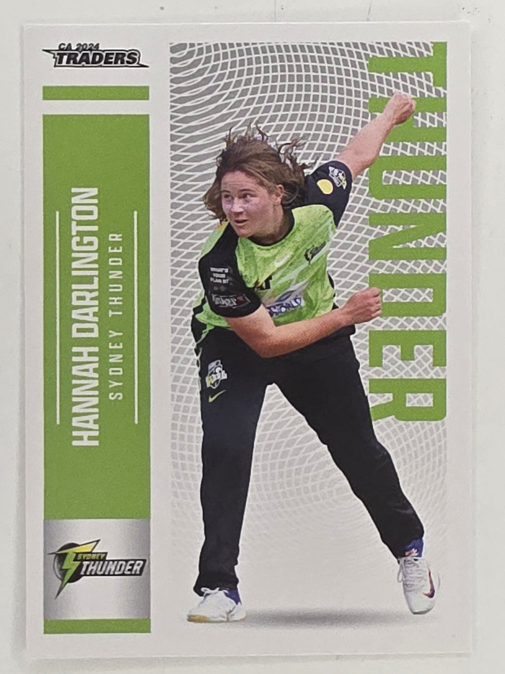 2024–25 Cricket Traders Base Card #148 Hannah Darlington Sydney Thunder WBBL