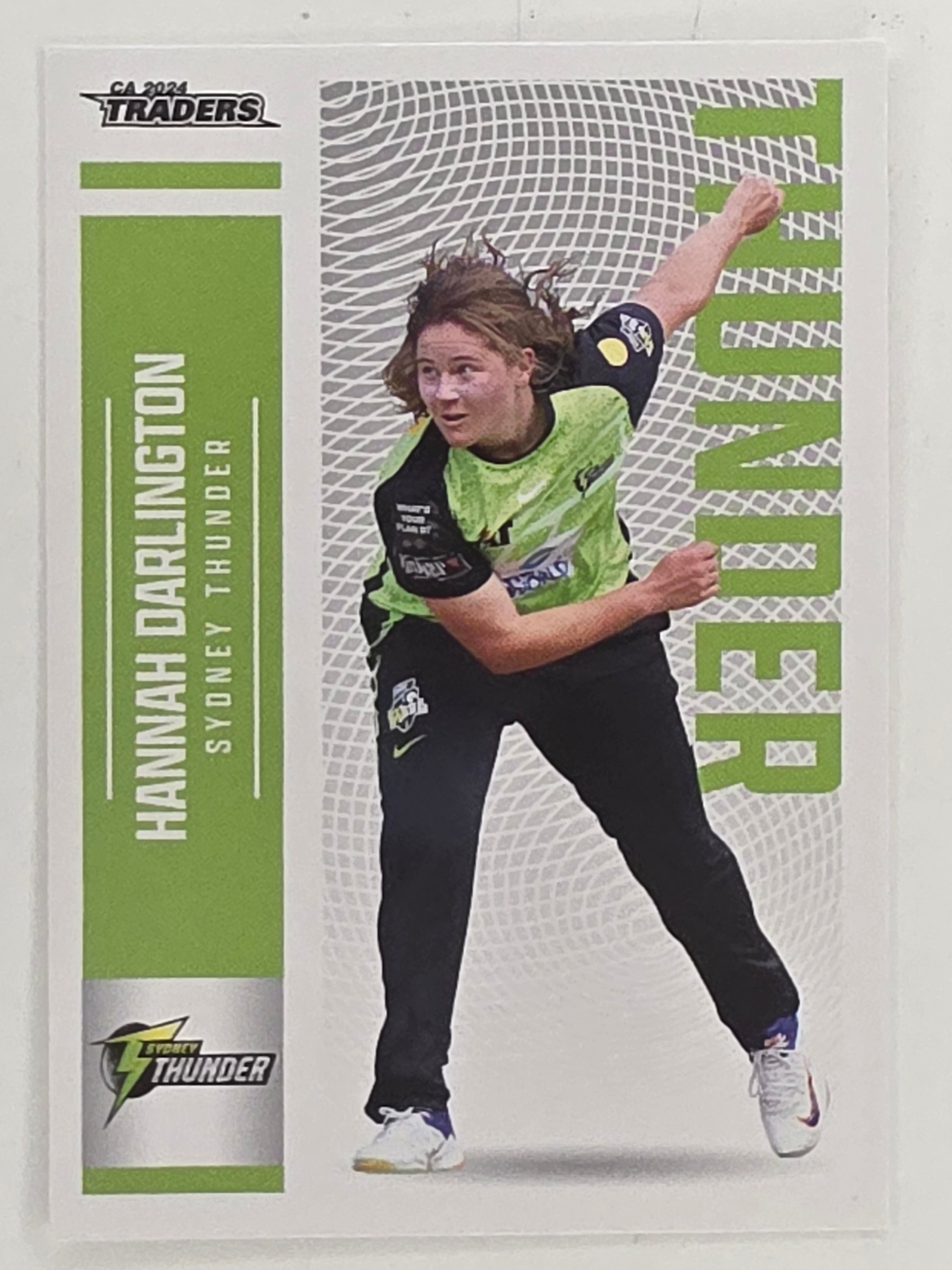 2024–25 Cricket Traders Base Card #148 Hannah Darlington Sydney Thunder WBBL