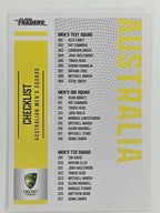 2024–25 Cricket Traders Base Card #151 Australian Squads Checklist Australia