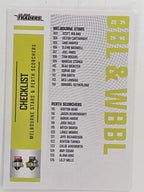 2024–25 Cricket Traders Base Card #153 BBL / WBBL Teams Checklist