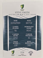 2023/24 Cricket Traders Base Card #008 Steve Smith Australian Men’s Test