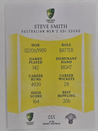 2023/24 Cricket Traders Base Card #015 Steve Smith Australian Men’s ODI